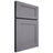 Shiloh Cabinetry Full Overlay New Haven White Oak Plain Cut Cadet Door
