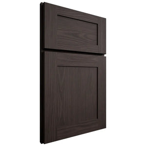 Shiloh Cabinetry Full Overlay New Haven White Oak Plain Cut Morel Door