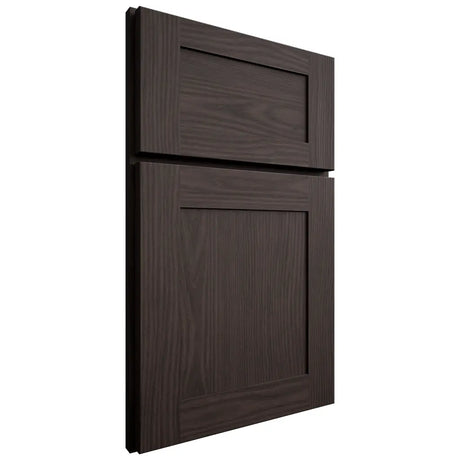 Shiloh Cabinetry Full Overlay New Haven White Oak Plain Cut Morel Door