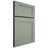 Shiloh Cabinetry Full Overlay New Haven White Oak Plain Cut Moss Door
