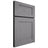 Shiloh Cabinetry Full Overlay New Haven White Oak Plain Cut Sterling Door