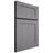 Shiloh Cabinetry Full Overlay New Haven White Oak Quarter Sawn Sterling Door