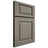 Shiloh Cabinetry Full Overlay Oxford Alder Plain Cut Thyme Door