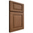 Shiloh Cabinetry Full Overlay Oxford Alder Plain Cut Walnut Door