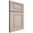Shiloh Cabinetry Full Overlay Oxford Alder Plain Cut White Sands Door