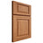 Shiloh Cabinetry Full Overlay Oxford Cherry Plain Cut Medium Door