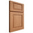 Shiloh Cabinetry Full Overlay Oxford Cherry Plain Cut Natural Door