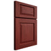 Shiloh Cabinetry Full Overlay Oxford Cherry Plain Cut Red Door