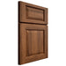 Shiloh Cabinetry Full Overlay Oxford Hickory Plain Cut Burnt Sugar Door