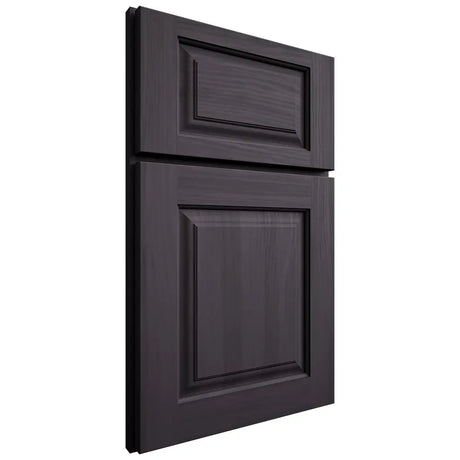 Shiloh Cabinetry Full Overlay Oxford Hickory Plain Cut Harbor Door