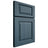 Shiloh Cabinetry Full Overlay Oxford Hickory Plain Cut Hudson Door