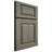 Shiloh Cabinetry Full Overlay Oxford Hickory Plain Cut Thyme Door