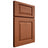 Shiloh Cabinetry Full Overlay Oxford Maple Plain Cut Spice Door