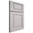 Shiloh Cabinetry Full Overlay Oxford Paintable Light French Gray Door