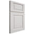 Shiloh Cabinetry Full Overlay Oxford Paintable Soft White Door