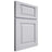 Shiloh Cabinetry Full Overlay Oxford Paintable Upward Door