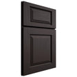 Shiloh Cabinetry Full Overlay Oxford Poplar Plain Cut Carbon Door