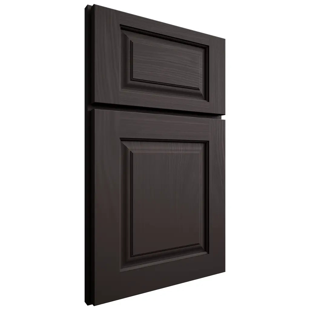 Shiloh Cabinetry Full Overlay Oxford Poplar Plain Cut Carbon Door