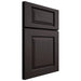 Shiloh Cabinetry Full Overlay Oxford Poplar Plain Cut Carbon Door
