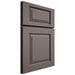 Shiloh Cabinetry Full Overlay Oxford Poplar Plain Cut Heatherstone Door