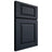 Shiloh Cabinetry Full Overlay Oxford Poplar Plain Cut Hudson Door