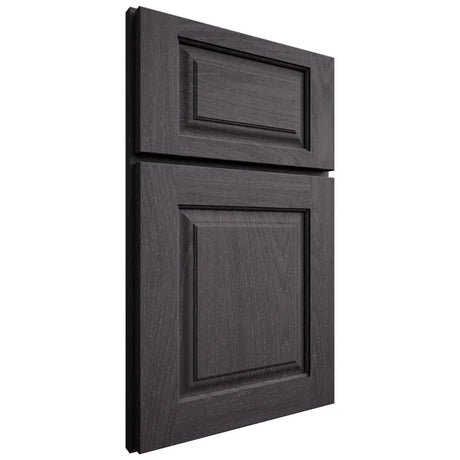 Shiloh Cabinetry Full Overlay Oxford Red Oak Plain Cut Harbor Door