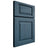 Shiloh Cabinetry Full Overlay Oxford Red Oak Plain Cut Hudson Door