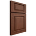 Shiloh Cabinetry Full Overlay Oxford Walnut Plain Cut Rye Door