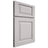 Shiloh Cabinetry Full Overlay Oxford White Oak Plain Cut Cotton Door