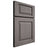Shiloh Cabinetry Full Overlay Oxford White Oak Plain Cut Flagstone Door