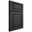 Shiloh Cabinetry Full Overlay Oxford White Oak Plain Cut Harbor Door