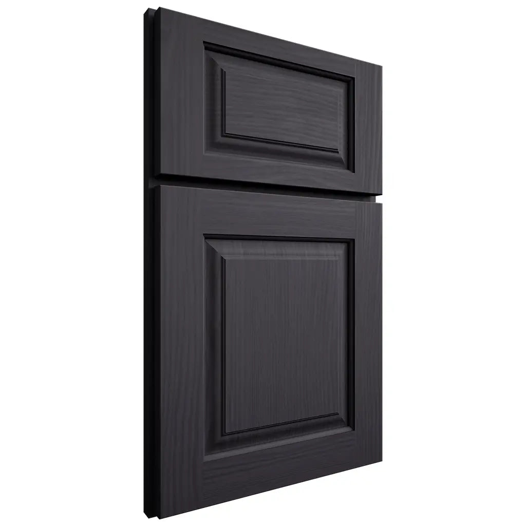 Shiloh Cabinetry Full Overlay Oxford White Oak Plain Cut Harbor Door