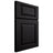 Shiloh Cabinetry Full Overlay Oxford White Oak Plain Cut Ink Door