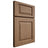 Shiloh Cabinetry Full Overlay Oxford White Oak Plain Cut Medium Door
