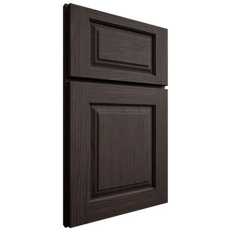 Shiloh Cabinetry Full Overlay Oxford White Oak Plain Cut Morel Door