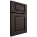 Shiloh Cabinetry Full Overlay Oxford White Oak Plain Cut Morel Door