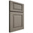 Shiloh Cabinetry Full Overlay Oxford White Oak Plain Cut Thyme Door