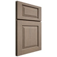 Shiloh Cabinetry Full Overlay Oxford White Oak Quarter Sawn Almond Door