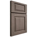 Shiloh Cabinetry Full Overlay Oxford White Oak Quarter Sawn Clay Door