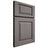 Shiloh Cabinetry Full Overlay Oxford White Oak Quarter Sawn Flagstone Door