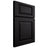 Shiloh Cabinetry Full Overlay Oxford White Oak Quarter Sawn Ink Door