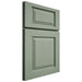 Shiloh Cabinetry Full Overlay Oxford White Oak Quarter Sawn Moss Door