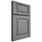 Shiloh Cabinetry Full Overlay Oxford White Oak Quarter Sawn Sterling Door
