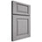 Shiloh Cabinetry Full Overlay Oxford White Oak Quarter Sawn Stratus Door