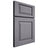 Shiloh Cabinetry Full Overlay Oxford White Oak Rift Cut Cadet Door