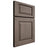 Shiloh Cabinetry Full Overlay Oxford White Oak Rift Cut Clay Door
