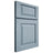 Shiloh Cabinetry Full Overlay Oxford White Oak Rift Cut Sky Door