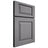 Shiloh Cabinetry Full Overlay Oxford White Oak Rift Cut Sterling Door