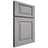 Shiloh Cabinetry Full Overlay Oxford White Oak Rift Cut Stratus Door