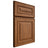 Shiloh Cabinetry Full Overlay Portland Cherry Plain Cut Coffee Door